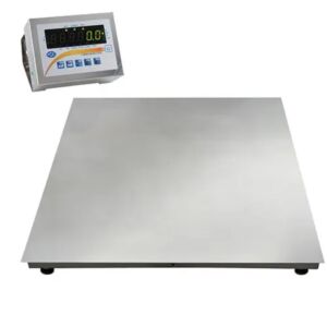 PCE Instruments PCE-SD 3000E-SST Bilancia da pavimento in acciaio inox fino a 3.000 kg con risoluzione 1 kg, funzioni avanzate e opzioni di connettività per pesature precise e affidabili