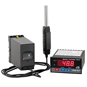 PCE Instruments PCE-SLT Sensore di suono con uscita relè e controllo per misure da 30-130 dB per monitoraggio in ambienti industriali e di tempo libero