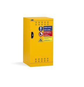 Fami PERFOM11010 Armadio metallico con ante a battente fessurate per stoccaggio di sostante pericolose, vernici, solventi, fitofarmaci e prodotti chimici
