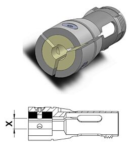 Pinza Mandrino da ripresa Speciale con inserti per Gildemeister GM16AC