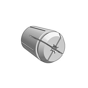 GAETANO CAPORALI ERC32SJ.D4 Pinza di serraggio utensili ER32 a tenuta meccanica con canalini per refrigerazione lungo il foro, DIN ISO 15488 (DIN6499), diametro nominale 4 mm