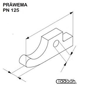 PN125 Nasello per tornio monomandrino PRÄWEMA-PN 125