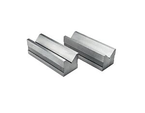 RUPAC 1872075 Coppia di prismi in ghisa con incavi contrapposti a 90° Serie MicroMet, precisione ± 0,01 mm - Dimensioni 300x105x60mm