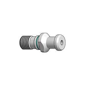 CAPORALI GAETANO Pull studs with double O-ring for high pression coolant for spindles DIN 69872A taper ISO40, ISO50