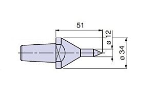 PTM20012 Nuova PTM meccanica cuspide cono morse CM6 codolo Dia.12