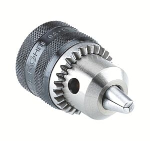 ROHM 072811 Mandrino a cremagliera per punte da diametro 0.5 fino a 6.5mm modello PRIMA-M, attacco 3/8"-24, per trapani manuali con foratura standard e percussione