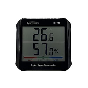 EB Instruments RHT15 Termoigrometro con visualizzazione simultanea per temperature e umidità con sensore interno