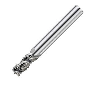 Carmex RMA1010C22ZCA5 Fresa in metallo duro Ø10 con fori di lubrificazione interna per la lavorazione dell'alluminio, alte prestazioni, 3 taglienti
