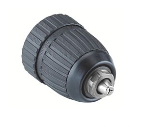 ROEHM 1328322 Mandrino autoserrante in plastica con anello d'arresto EXTRA80-RV per trapani a filo e a batteria, capacità di serraggio 1-10 mm, capacità max. macchina 550 Watt - Attacco filettato 3/8“-24