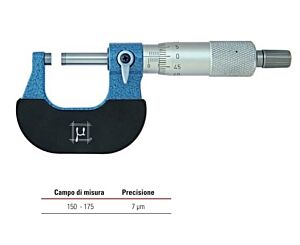 2361175 Rupac Micrometro analogico per esterni Serie BluLine, campo di misura 150-175