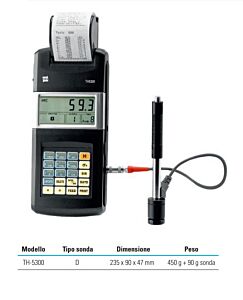 4802110 RUPAC Durometro portatile universale TH-110D Digitronic PLUS