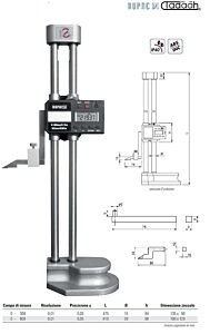  Zwei-/Dreisäulen Digital Höhenmesser Serie Digitronic zur Nachführhöhenregelung