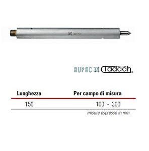 Verlängerung für mechanik Messschrauben Serie MicroMet, Länge 150 mm für Messbereich 100-300 mm