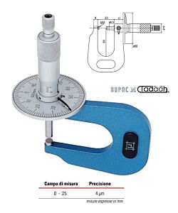 2757325 Micrometro speciale Serie MicroMet con lettura dall'alto