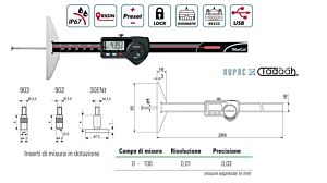 4126513 Calibro digitale di profondità Serie Mahr con uscita dati Marconnect