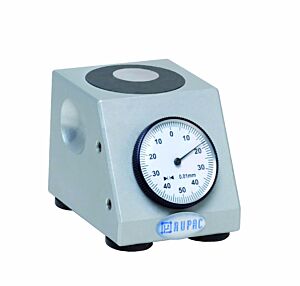 4400050 RUPAC Azzeratore con comparatore inclinato serie MicroMet Plus, modello R50C, H=50, contatto diametro 17mm