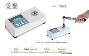 4500203 RUPAC Misuratori digitali di torsione serie DB Digitronic PLUS CAMPO DI MISURA 20 DIVISIONE 0,005 PORTAUTENSILE 20 mm -3/8”