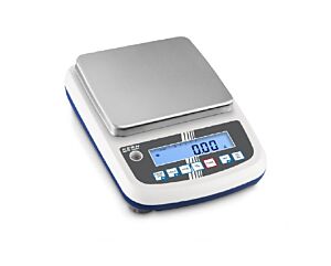 4780605 RUPAC Bilancia di precisione KERN PFB 6000-2 con piatto di pesata C, portata 6.000g, divisione 0.05g, riproducibilità 0.05g, linearità ± 0,15