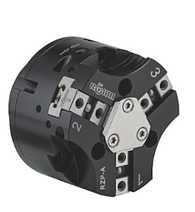 436962 RZP-A 64/3-1 GI - Manipolatore Röhm corsa corta, con fissaggio a linguetta e cave per automatizzazioni industriali, portali e robot 1000N