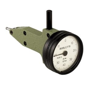 BORLETTI SC20/D Comparatore analogico con corpo verticale, tasto orientabile, movimento su rubini, risoluzione centesimale e campo di misura 0,8mm