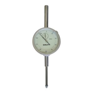 BORLETTI SC30S Analoge Langhub-Zentesimal-Messuhr mit 30mm Messbereich, 0.01mm Auflösung