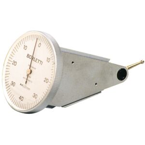 BORLETTI SC383 Comparatore centesimale a tasto orientabile, corpo verticale, amagnetico, campo di misura 0.8mm, risoluzione 0.01mm