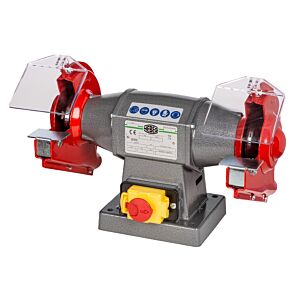 NEBES SE-9 Smerigliatrice industriale professionale in alluminio con motore monofase ad induzione 375W per mole 150x20x16 mm