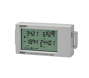 SELIN UX120-014M Datalogger HOBO per la misura di temperatura da -200°C a +1700°C in base al tipo di termocoppia, 4 ingressi per termocoppie tipo K, T, J, R, S, N, B, E