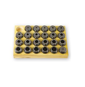 SER32001 Serie di pinze 470E di serraggio ER32 su zoccolo 18 pezzi - Misura pinze 3÷20x1,0mm