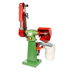 NEBES SLPA-4 Deburring-Sanding machine with vacuum, 400V three-phase induction motor - Abrasive belt dimensions 2000x50mm, Brush 250x25x25mm