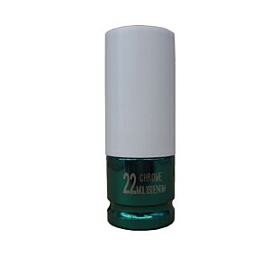 17970022 AIRTEC Bussola sottile rivestita in plastica in acciaio di alta qualità con attacco da 1/2", lunghezza 22mm realizzata per l'utilizzo su avvitatori