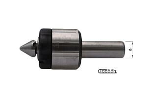 172.400F Rotating live centres with cylindrical shank and without compression stroke for single and multi-spindle lathes with Standard interchangeable insert 60°