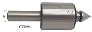 172.600F Rotierenden Zentrierspitzen mit cylindrical Schaft ohne Kompression für Ein- und Mehrspindeldrehmaschinen mit austauschbaren Spitze 60°