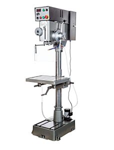 NEBES TC32IMA Professionelle Säulenbohrmaschine mit Bohr- und Gewindeschneidfunktion, leiser Inverter-Motor
