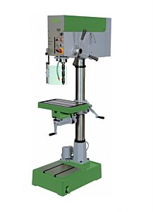 NEBES TC32IMTG Profi-Bohrmaschine mit Kühlmittelpumpe zum Bohren und Gewindeschneiden, leistungsstarker Inverter-Riemenmotor