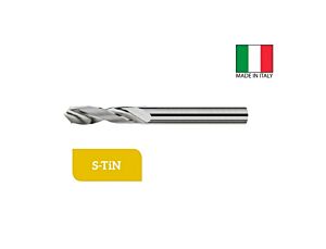 TD-1.250 Punta elicoidale 30°da Ø1.00 a Ø20.00 in metallo duro, corta a 2 taglienti con gambo cilindrico 1.5xØ