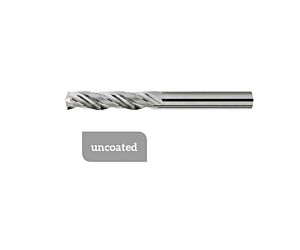 TD-1.253 Punta a elica in metallo duro Ø3.00 a Ø14.00 in metallo duro corta a 3 taglienti con gambo cilindrico, profondita di foratura pari a 1.5xØ