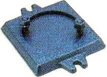 N-150-150 Base girevole in acciaio per morse FZA modello EUROSTAHL con larghezza ganasce 150mm