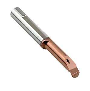 CBL6R0.2L15TNX Micro Bareno per profili interni sinistro con rompitruciolo Carmex Tiny Tools in metallo duro rivestito TNX, fantina mobile