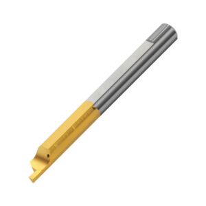 MFR4B0.5L15K20 Micro Bareno destro per scanalatura frontale con esecuzione all'interno del foro Tiny Tools Carmex in metallo duro K20, fantina mobile