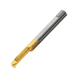 MGR2B0.5L10K20 Micro Bareno destro per scanalatura Tiny Tools Carmex in metallo duro K20, fantina mobile, Small boring Tiny Tools right version for grooving Carmex full carbide K20, Swiss Type, Kleinbohrer rechte Version für rille Tiny Tools Carmex Vollha
