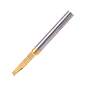 MVR6B2.0L10K20 Micro Bareno destro per scanalatura frontale profonda con partenza da faccia piena Tiny Tools Carmex in metallo duro K20, fantina mobile
