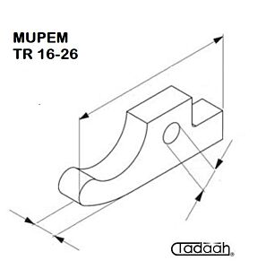 15-CA-060 Nasello per tornio monomandrino MUPEM - TR 16-26