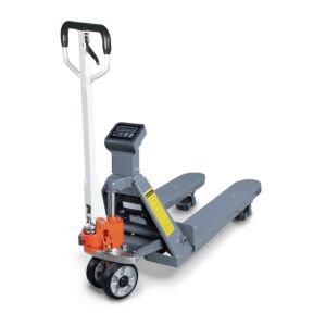 UNICRAFT 6150261 Professioneller Handgabelhubwagen mit integrierter elektronischer Waage Modell PHW 2000 W, Tragkraft Kapazität 2t, Gabellänge 1150mm