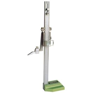 BORLETTI TT600 Analog-Messschieber mit 50er Teilung, mit Linse und Schiebeanzeige, ausgestattet mit einer matt verchromten Skala und Nonien