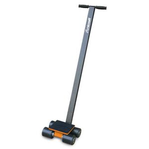 UNICRAFT 6191030 - Pattini a rulli con timone - Portata 3 T - 4 rulli - Modello TF 3 - Dimensioni 295x230x104mm