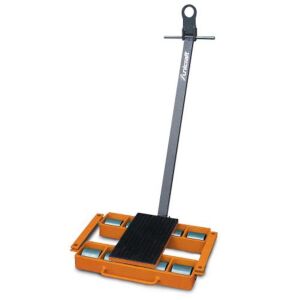 UNICRAFT 6191120 - Rollenkufen mit Deichsel - Tragfähigkeit 12t - 8 Rollen - Modell TF 12 - Abmessungen 640x566x115mm