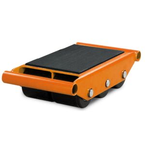 UNICRAFT 6193060 - Pattini a rulli con portata 6t - Modello TR 6 - Completo di 6 rulli in nylon