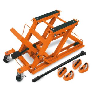 UNICRAFT 6201500 - Motorbike lifting platform with safety straps, load capacity 680 kg - Model MH 680