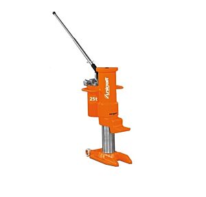 UNICRAFT 6190250 - Cric-martinetto idraulico con ruote per auto, portata 25 tonnellate, altezza di sollevamento 2150mm - Modello HMH 25